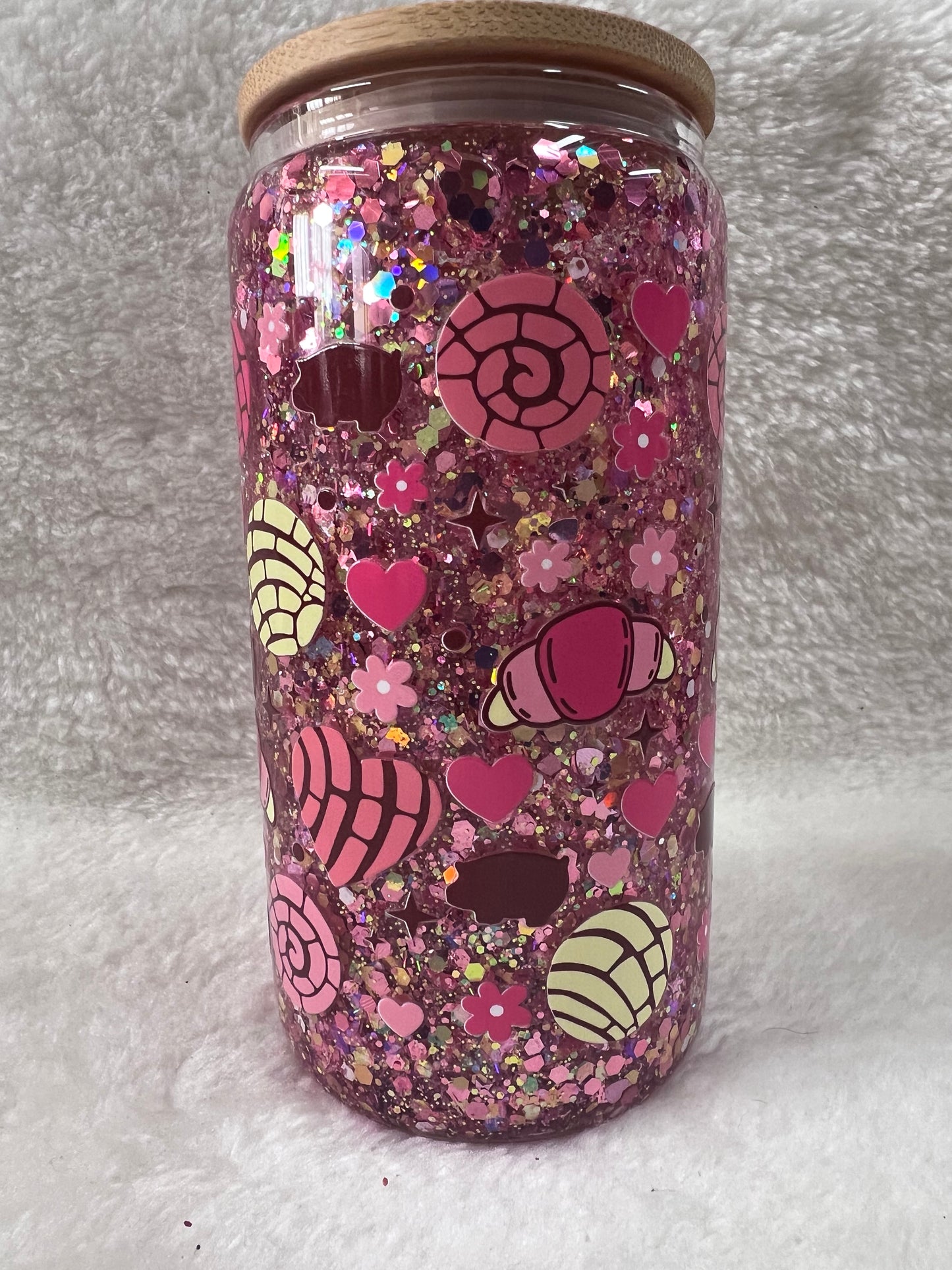Glitter libby tumbler