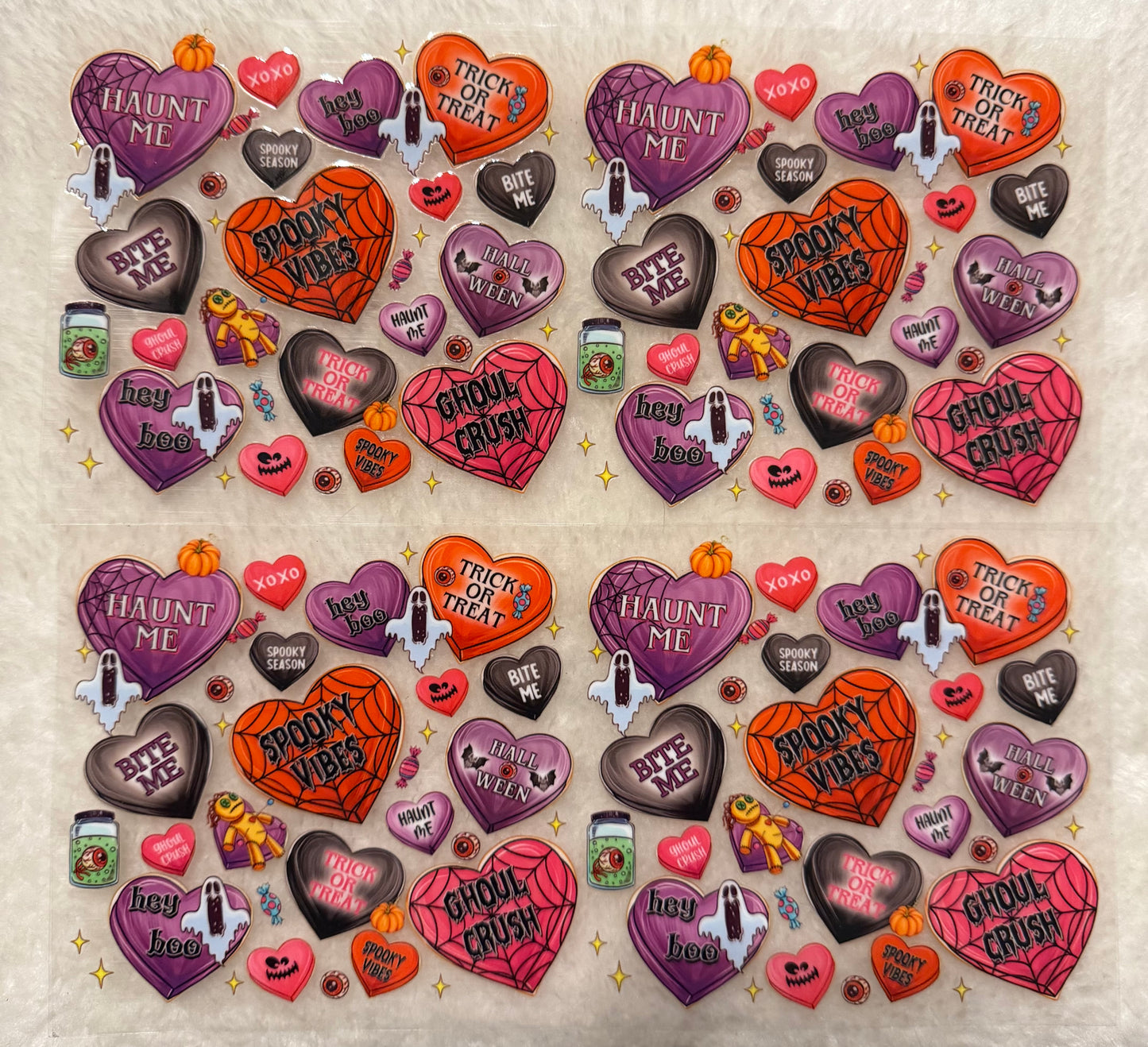 Halloween hearts
