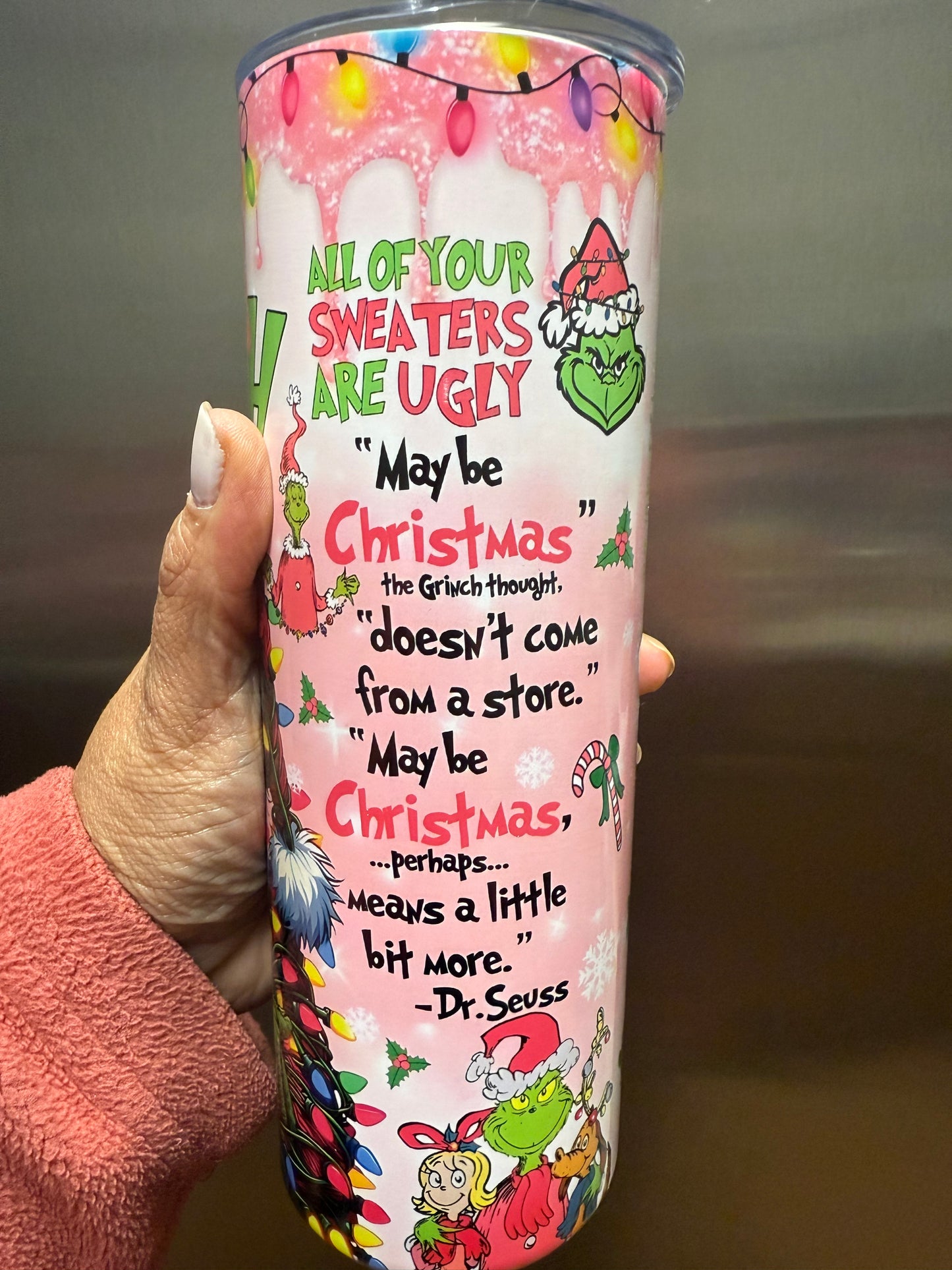 Grinch tumbler