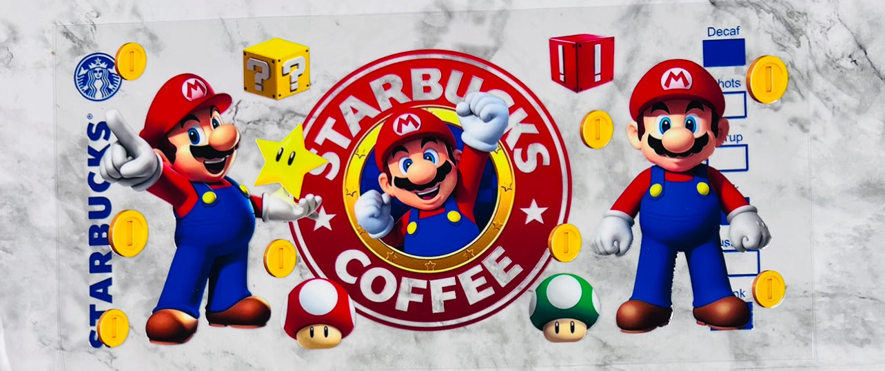 Mario Bro Starbucks