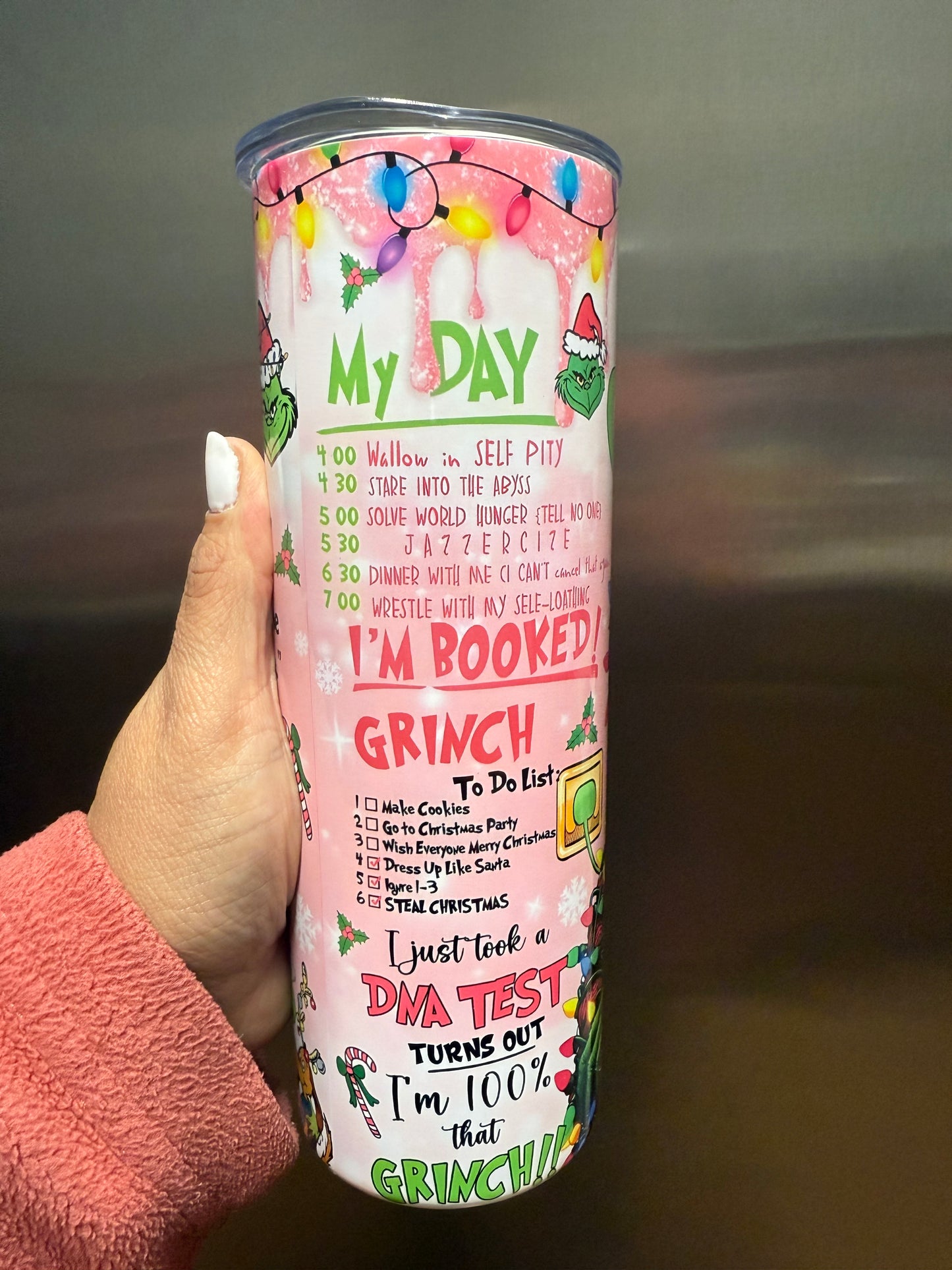 Grinch tumbler