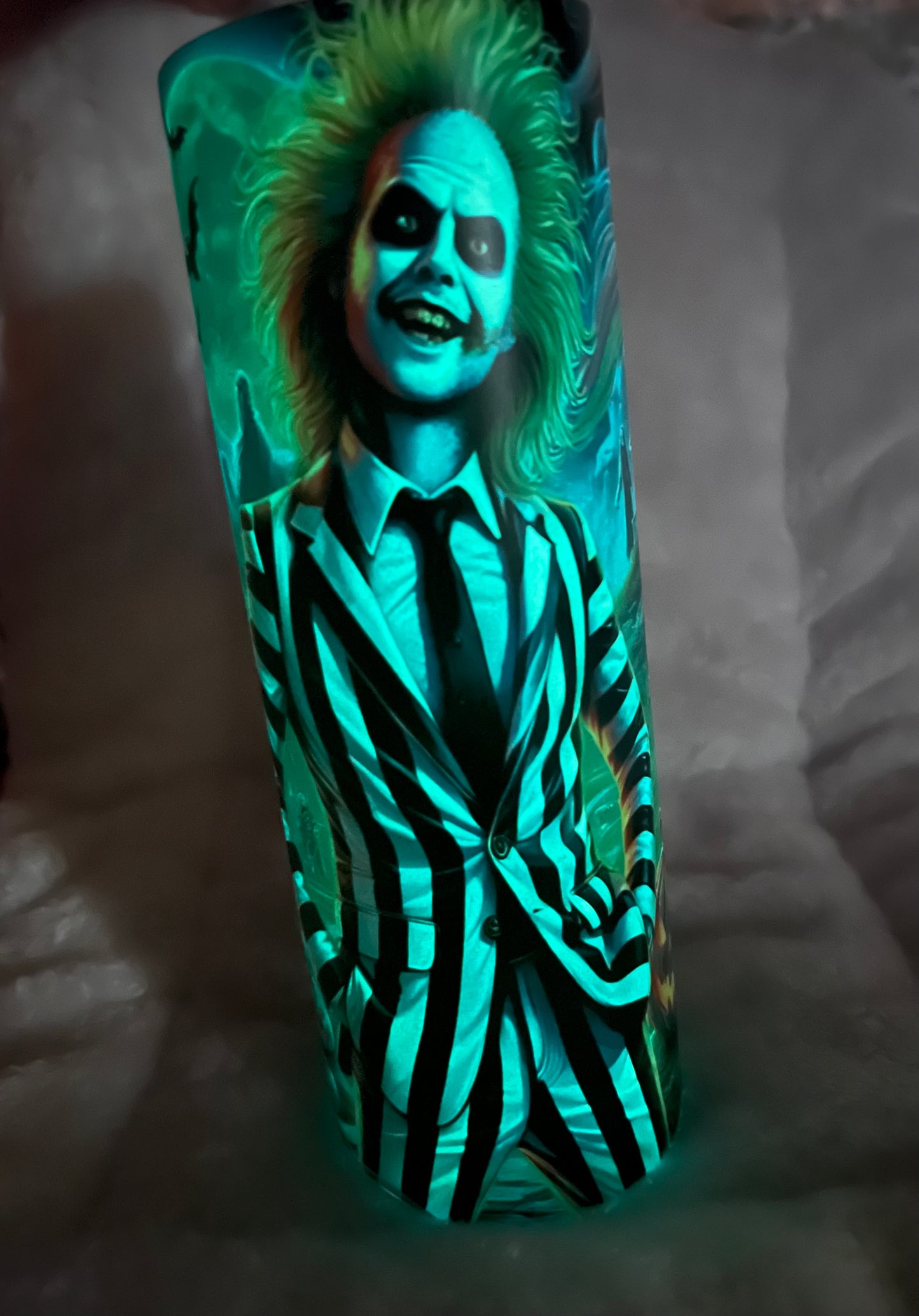 Beetlejuice tumbler