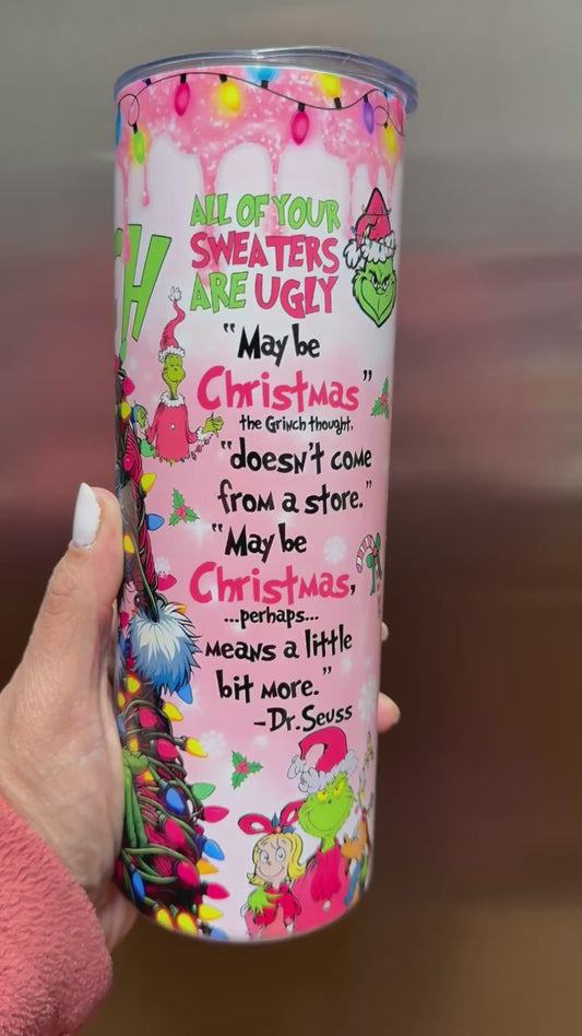 Grinch tumbler